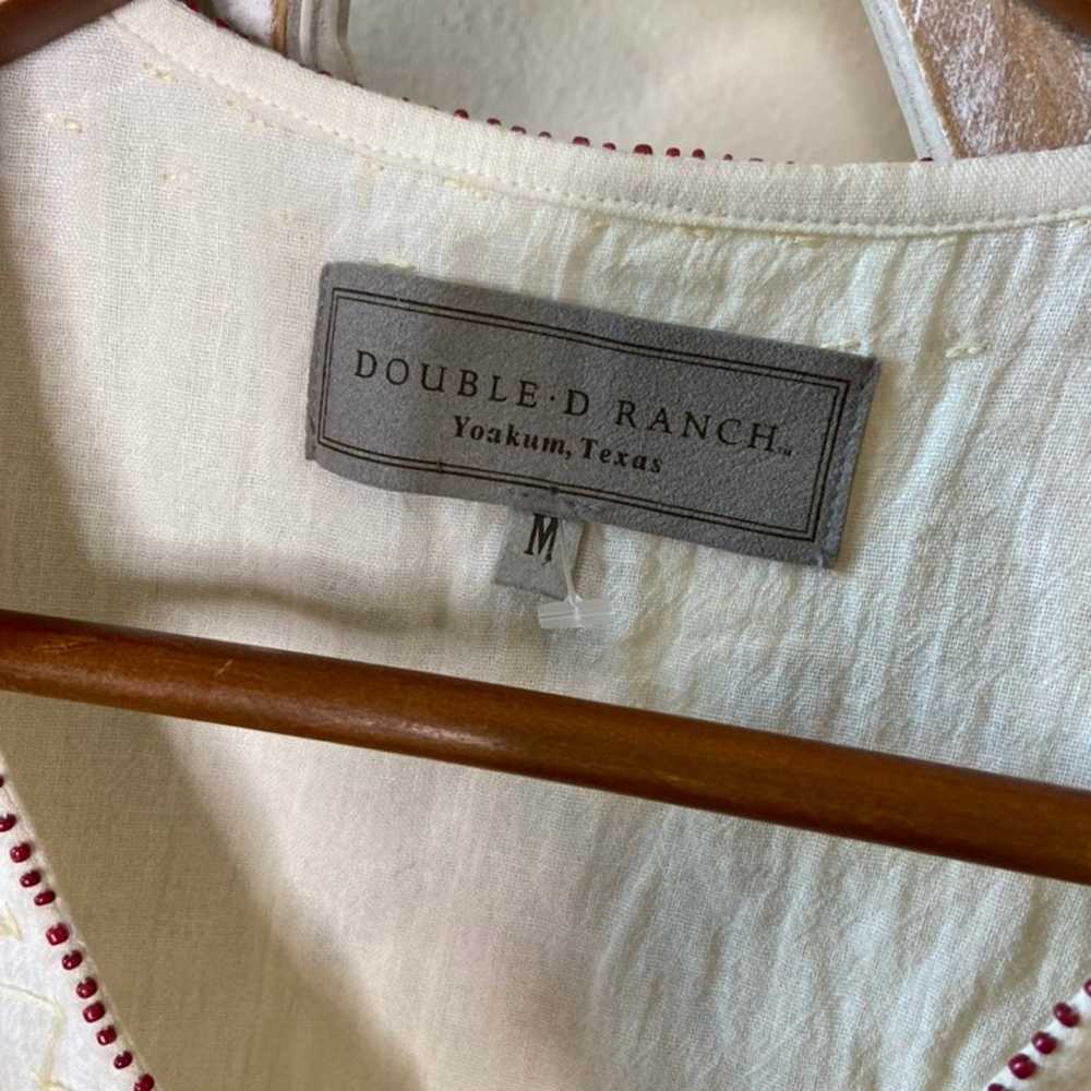 Double D Ranch beaded bird blouse medium - image 2
