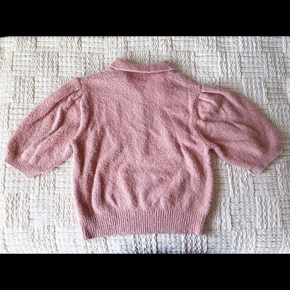 Reformation Etta Collared Sweater L - image 9