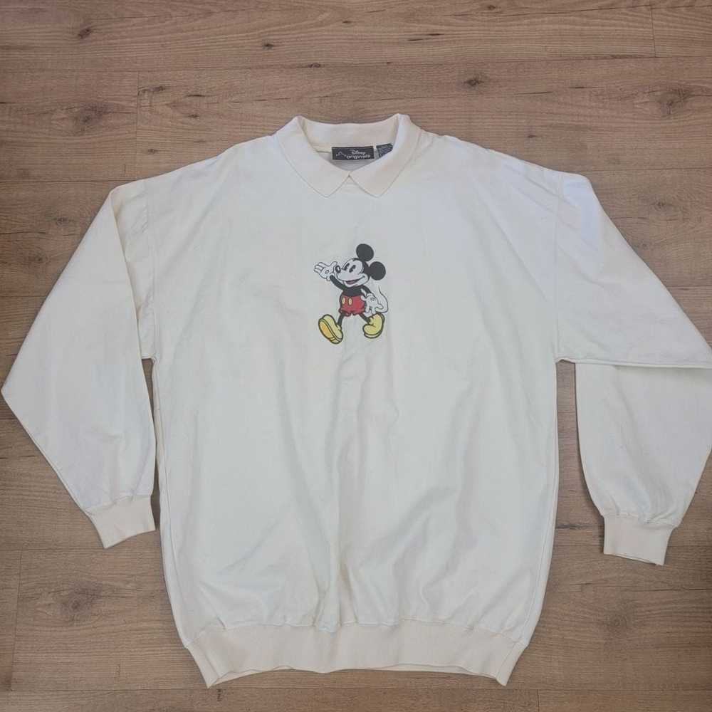 Disney Originals Mickey Mouse Embroidered Double … - image 1