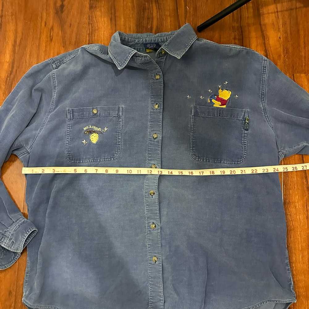 Winnie The Pooh Disney Vintage Button Up Shirt Wo… - image 10