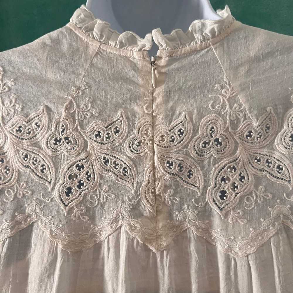 ulla johnson ruffled  blouse size 2 - image 5