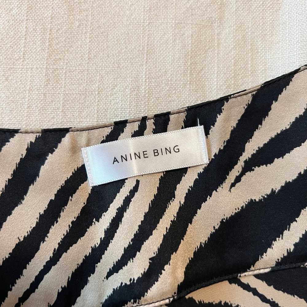 Anine Bing Alicia Silk Tank, XS - image 4
