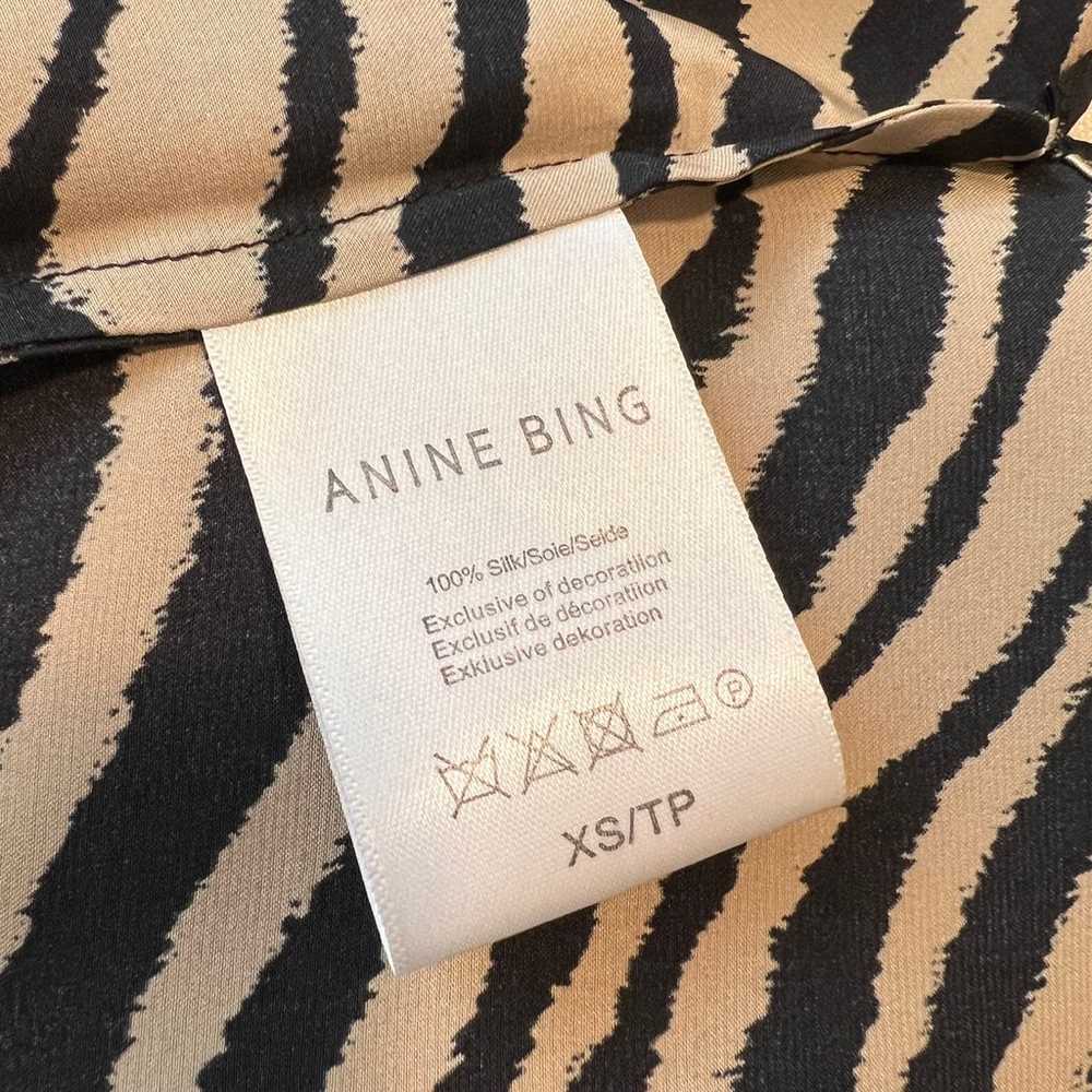 Anine Bing Alicia Silk Tank, XS - image 5