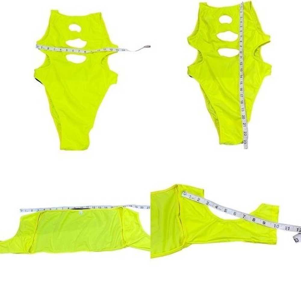 Rave With Mi Gente Neon Yellow Trinity Cut Out Bo… - image 11