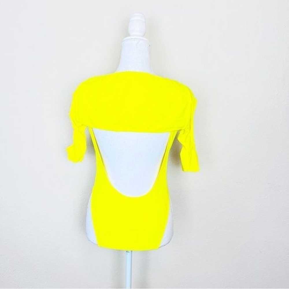Rave With Mi Gente Neon Yellow Trinity Cut Out Bo… - image 3