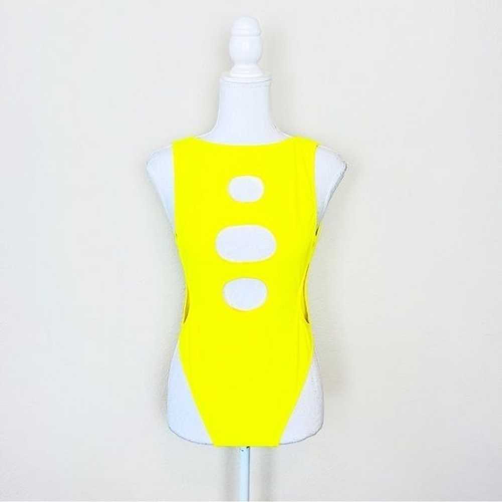 Rave With Mi Gente Neon Yellow Trinity Cut Out Bo… - image 5
