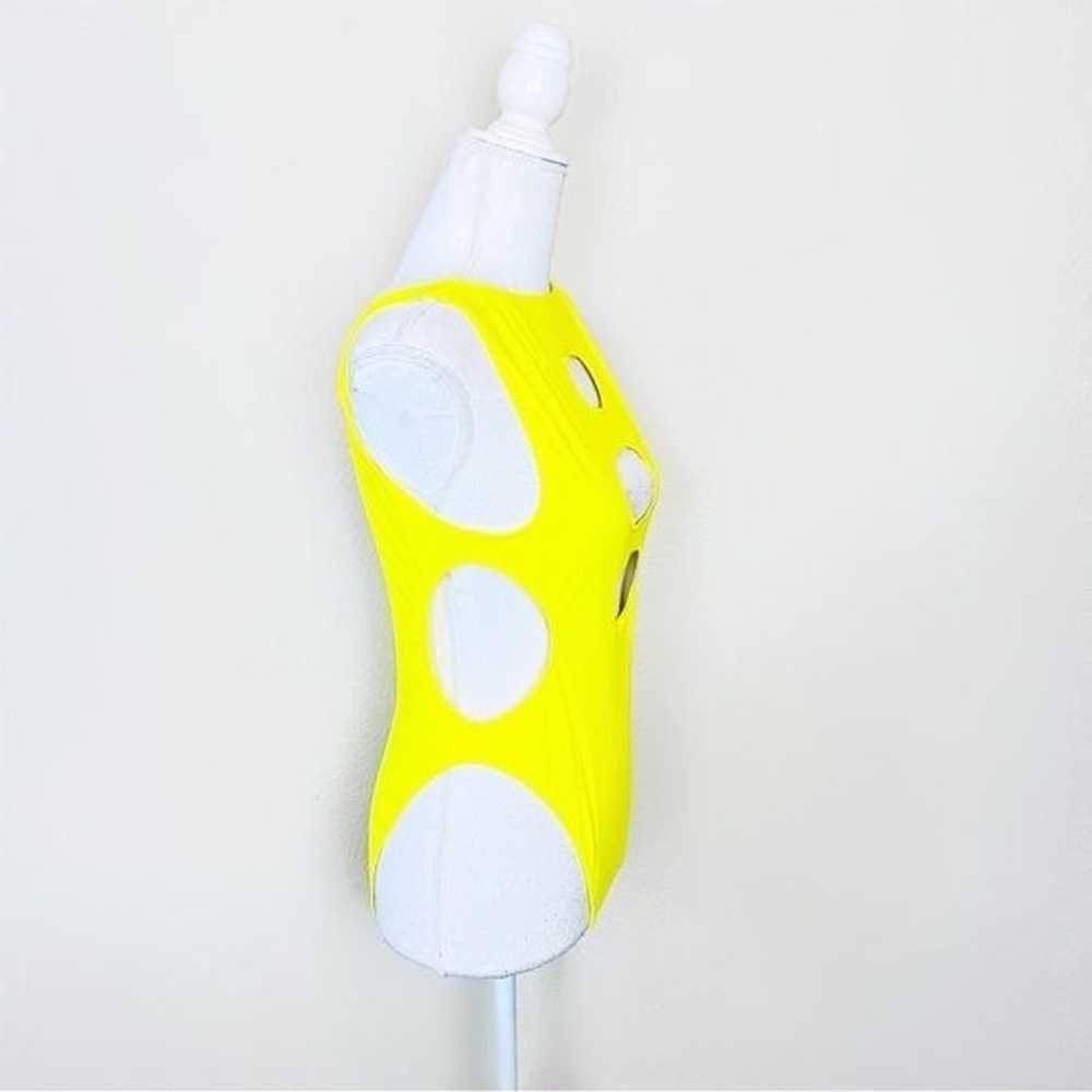 Rave With Mi Gente Neon Yellow Trinity Cut Out Bo… - image 6