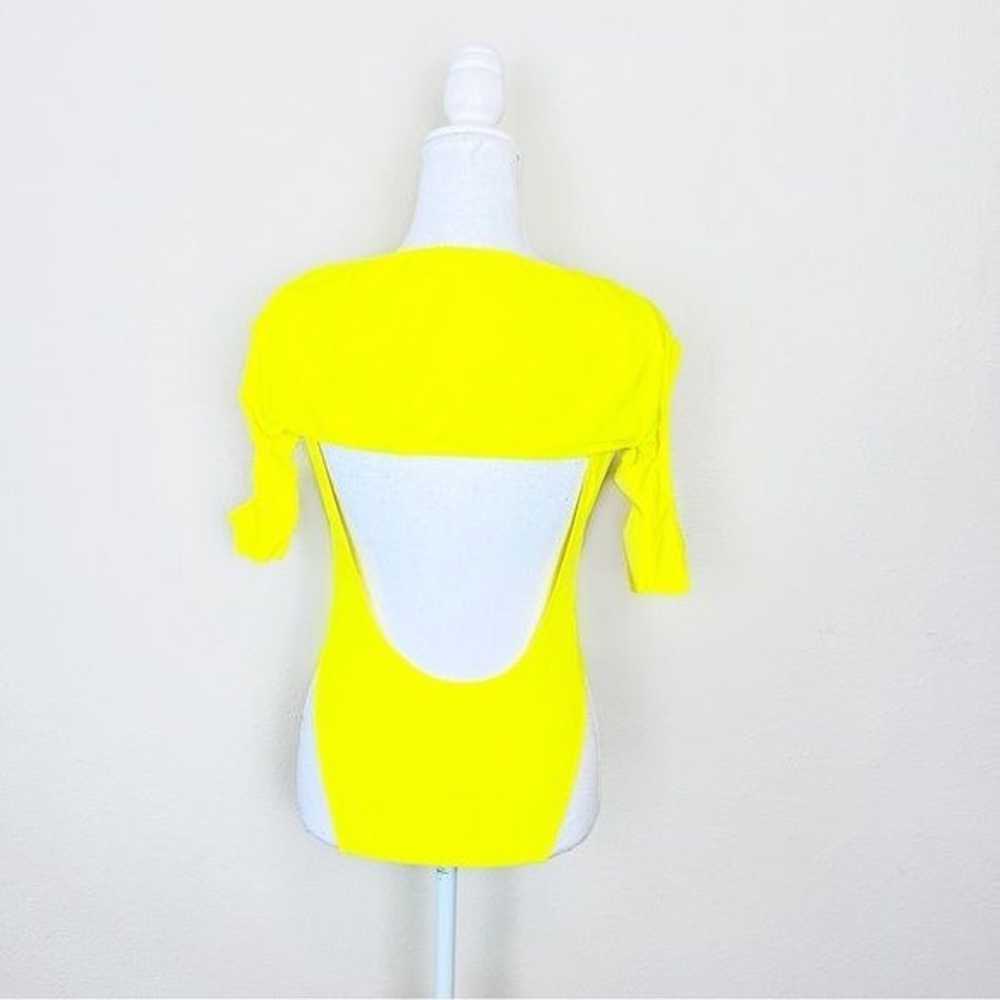 Rave With Mi Gente Neon Yellow Trinity Cut Out Bo… - image 7