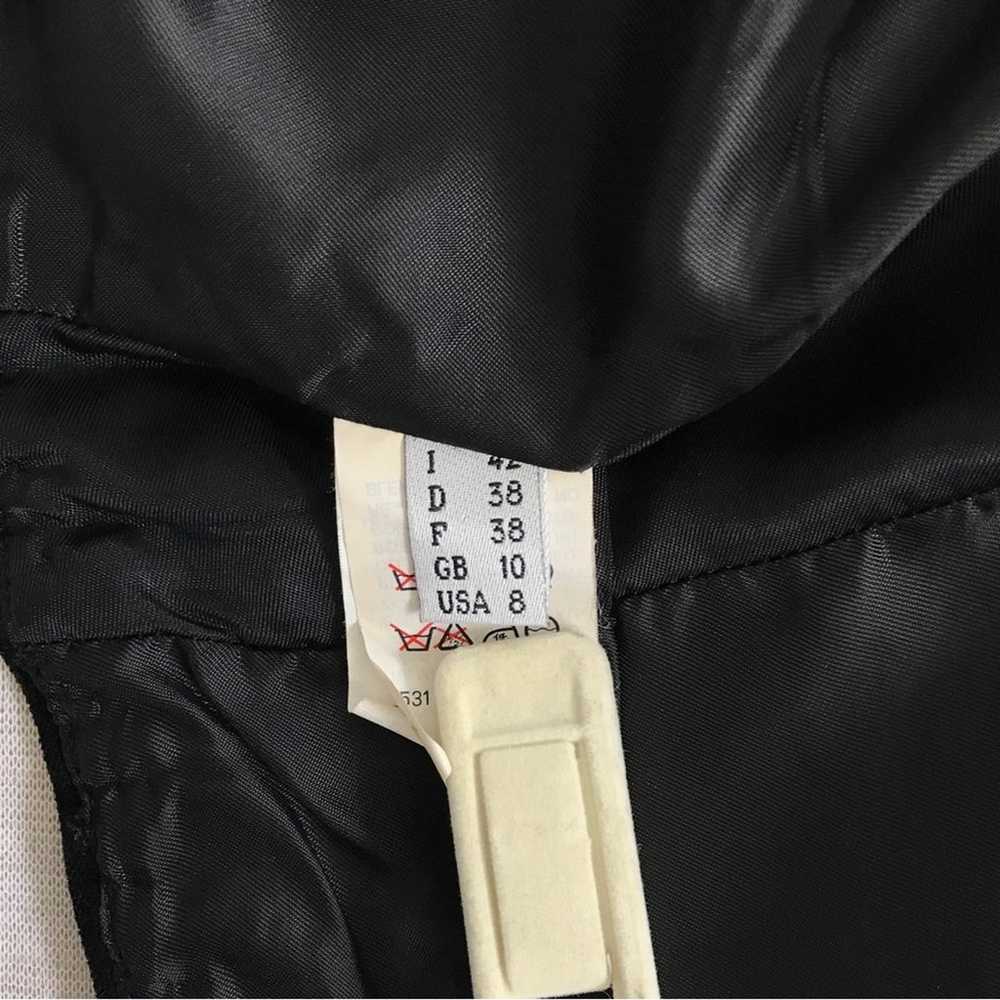 Moschino Black Velvet Crop Top Cheap & Chic Sleev… - image 6