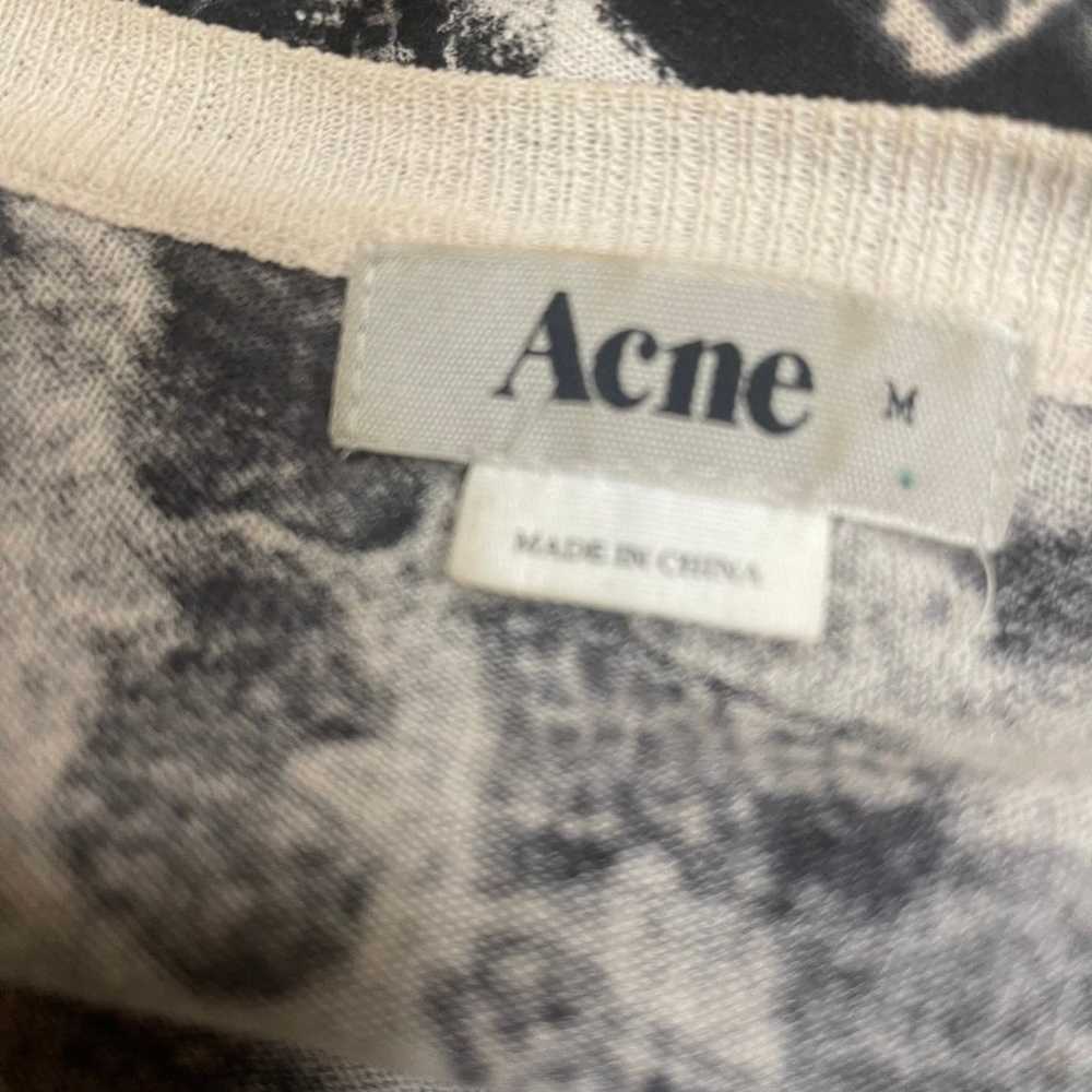 Acne studioSnake cardigan animal print cotton lon… - image 7