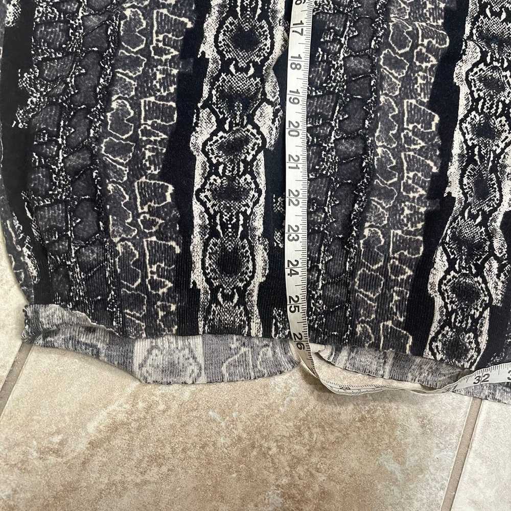 Acne studioSnake cardigan animal print cotton lon… - image 9