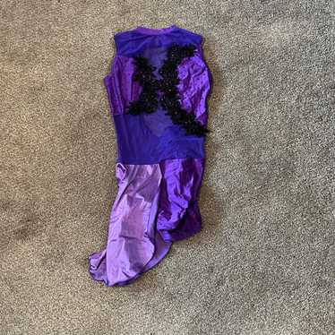 Purple Lyrical Dance Costume