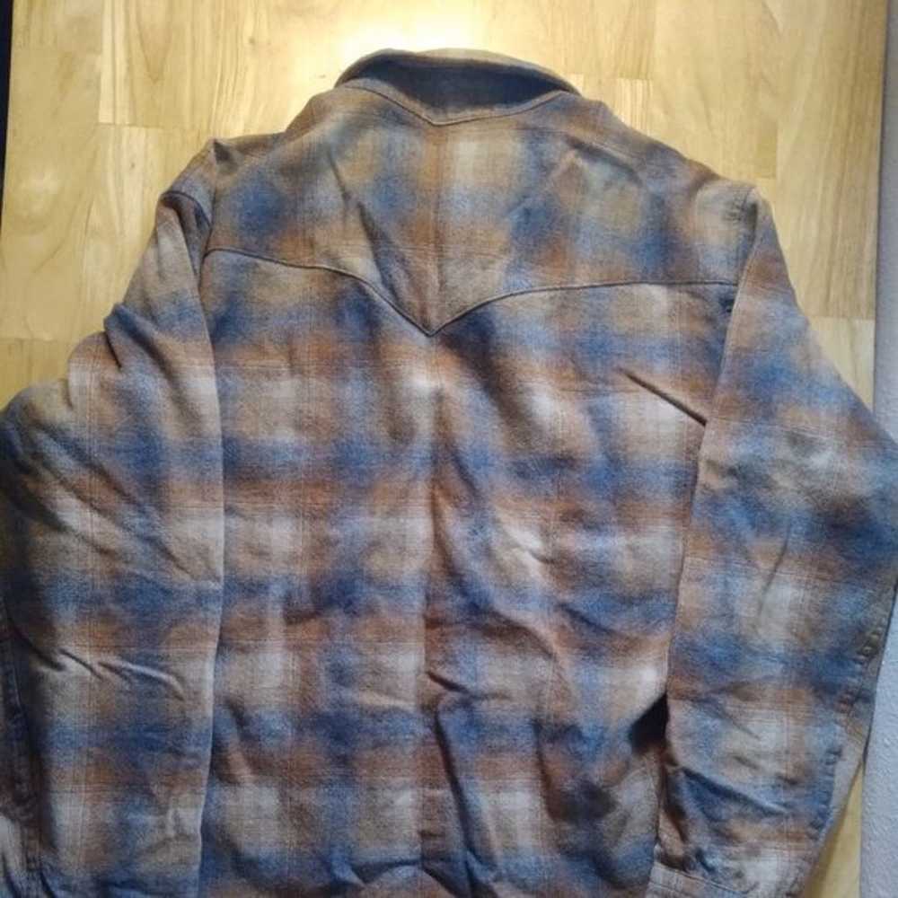 Vintage Pendleton High Grade Western Flannel Wool… - image 5