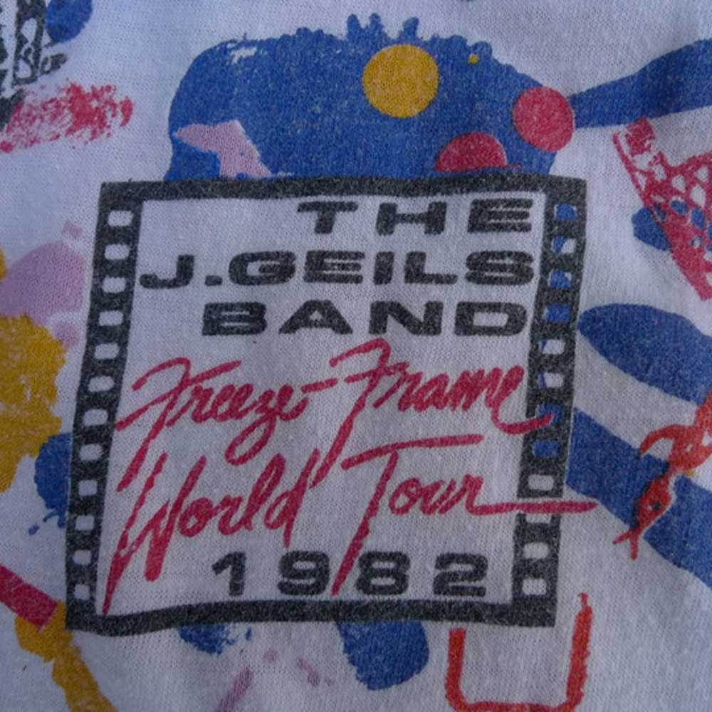 Rare 1982 J. Geils Band Concert Single Stitch Shi… - image 3