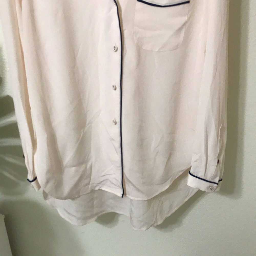 Rag And Bone Alyse Baby Pink Button Down - image 4