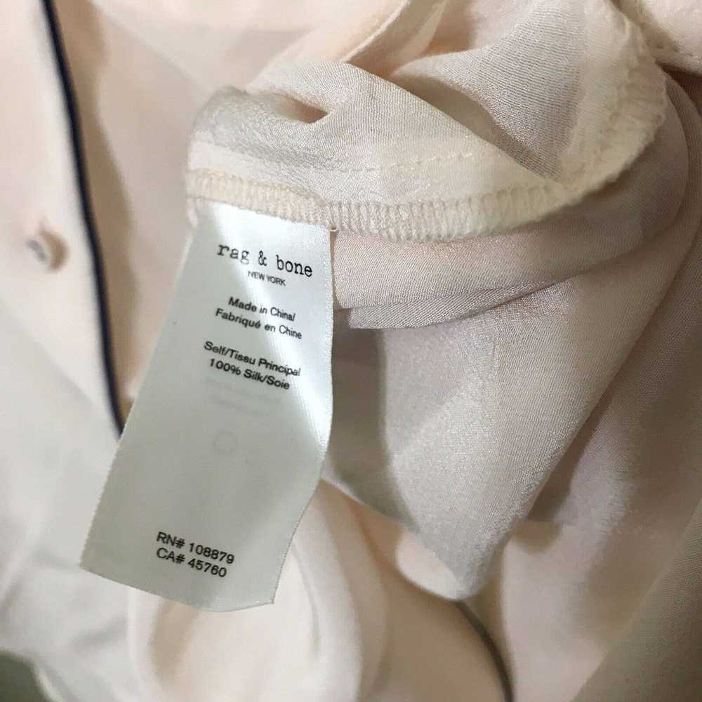 Rag And Bone Alyse Baby Pink Button Down - image 6