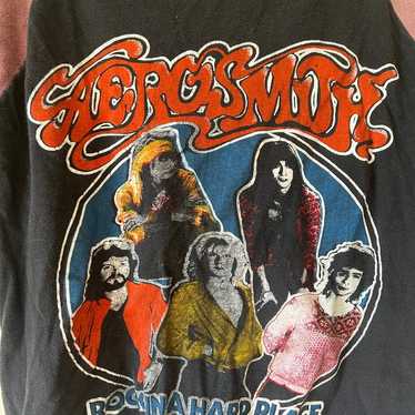 Vintage Aerosmith Done outlet With Mirrors Zip Up Sleeveless Sweatshirt