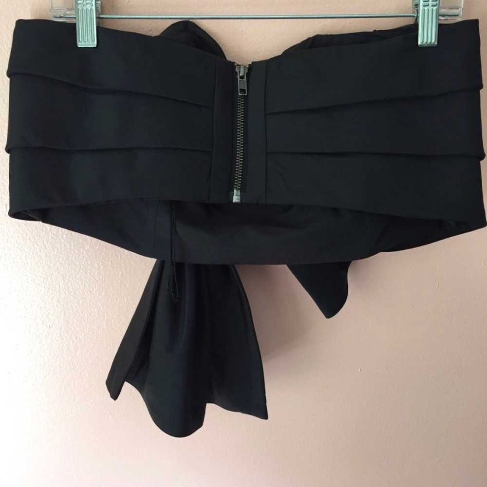 Cameo Bow Bustier Top - image 5