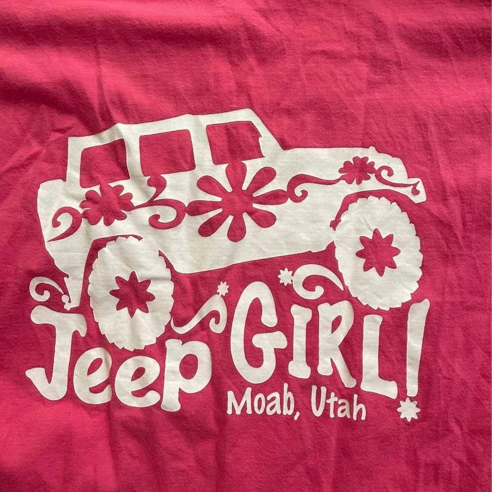 Rare vintage Y2K Moab,UT jeep girl - image 3