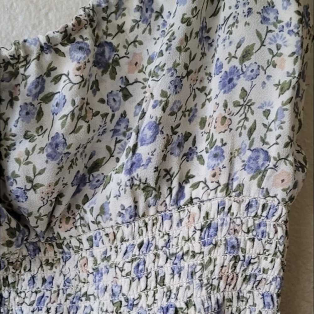 REFORMATION CARINE FLORAL PRINT TOP IN PIXIE - image 6