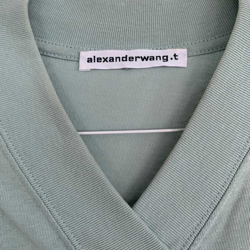 ALEXANDER WANG T Cropped Ruched Cotton-jersey T-s… - image 6