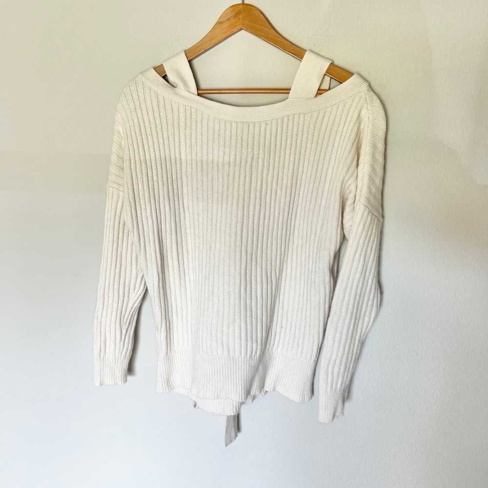 Derek Lam 10 Crosby Cold Shoulder Ribbed Knit Swe… - image 3