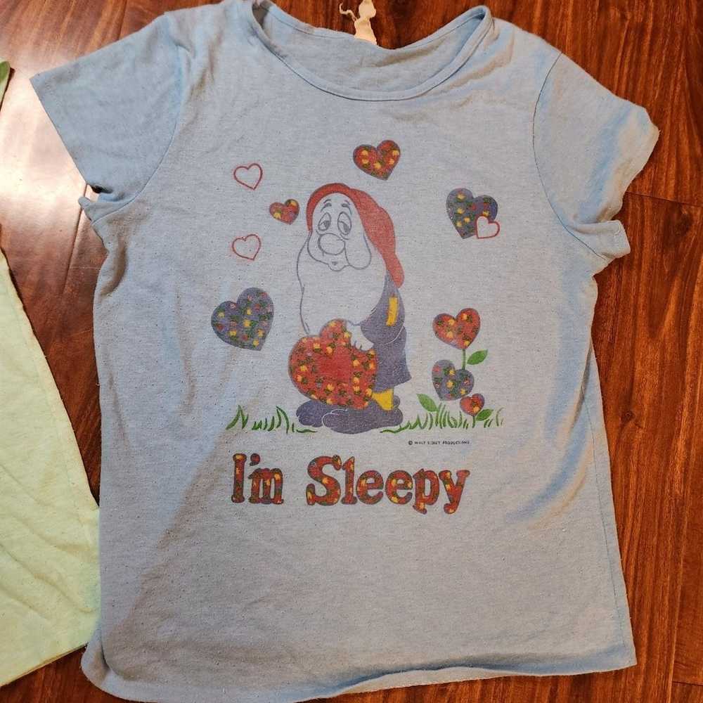 Vintage 60s 70s Disney Snow White Bashful Sleepy … - image 2