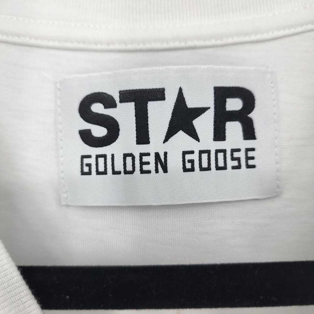Golden Goose Star White Gold Glitter Star Casual … - image 4