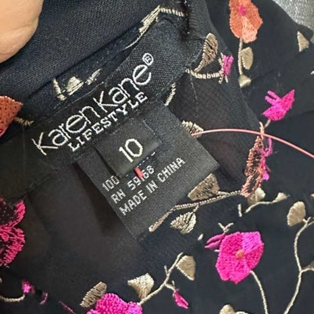 Jacket blazer embroidered floral fashion designer… - image 3