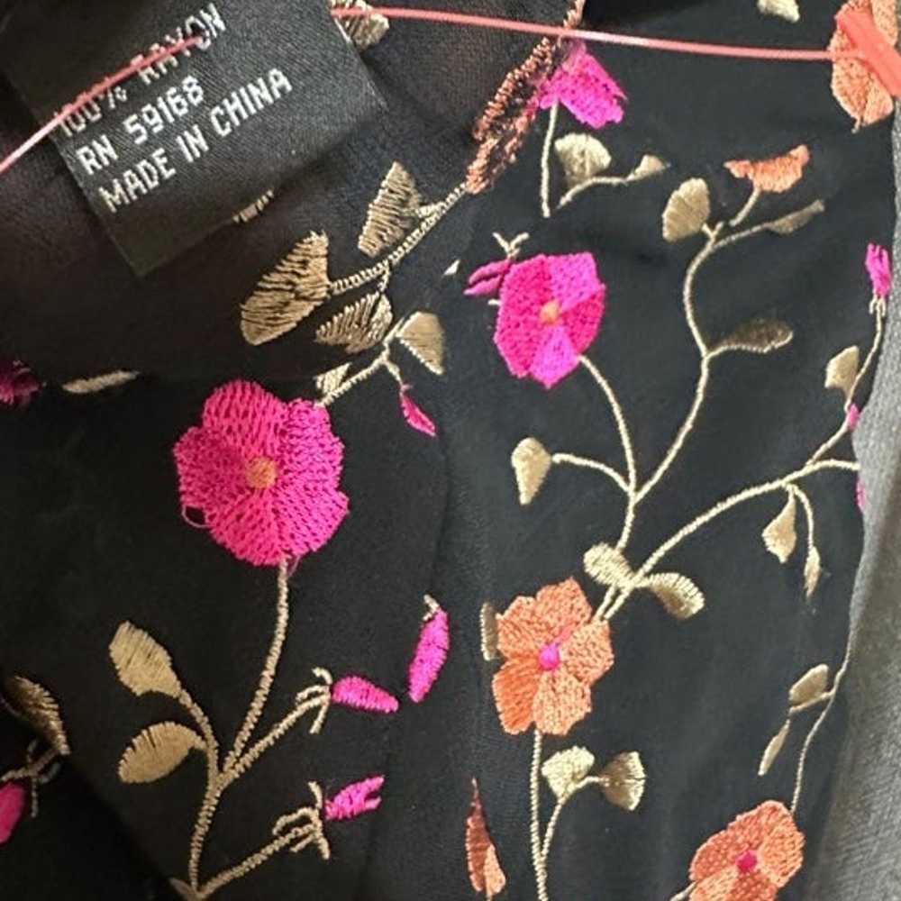 Jacket blazer embroidered floral fashion designer… - image 8