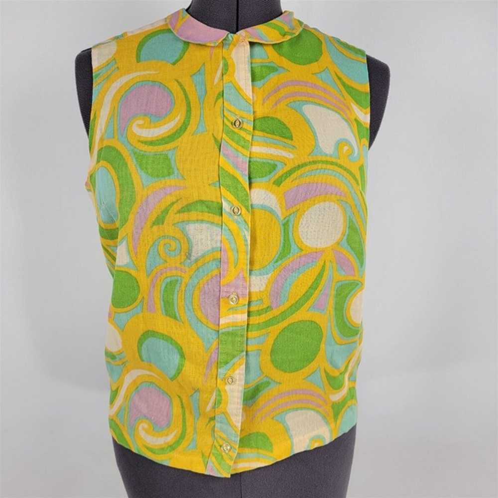 Vintage Mode O' Day 1960s Funky Retro Abstract Pr… - image 5