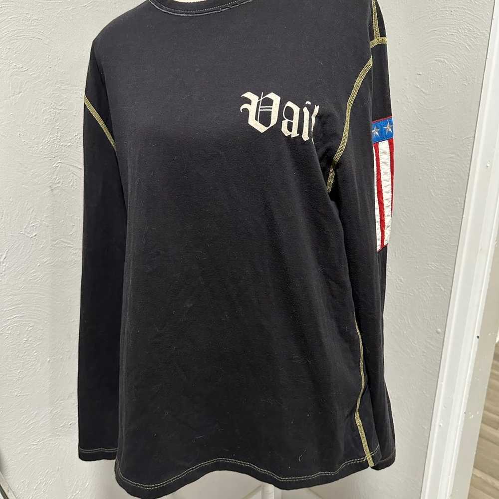 Alp N’ Rock  Black Cotton Henley Long Sleeve Shirt - image 1