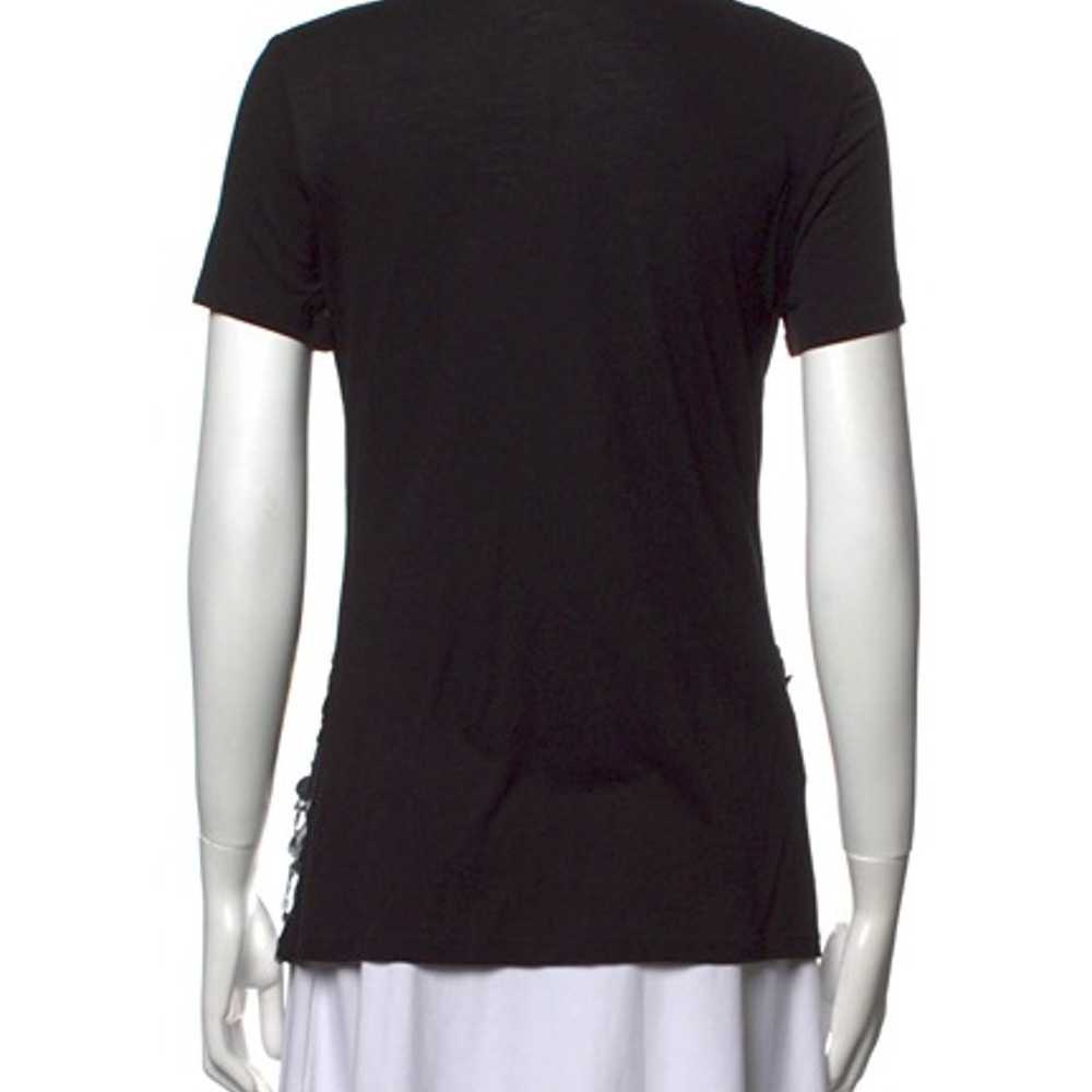 Carolina Herrera CH Sequin T-Shirt - Size XS - image 9