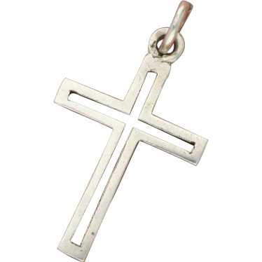 Sterling Silver Dainty Faith Cross Pendant