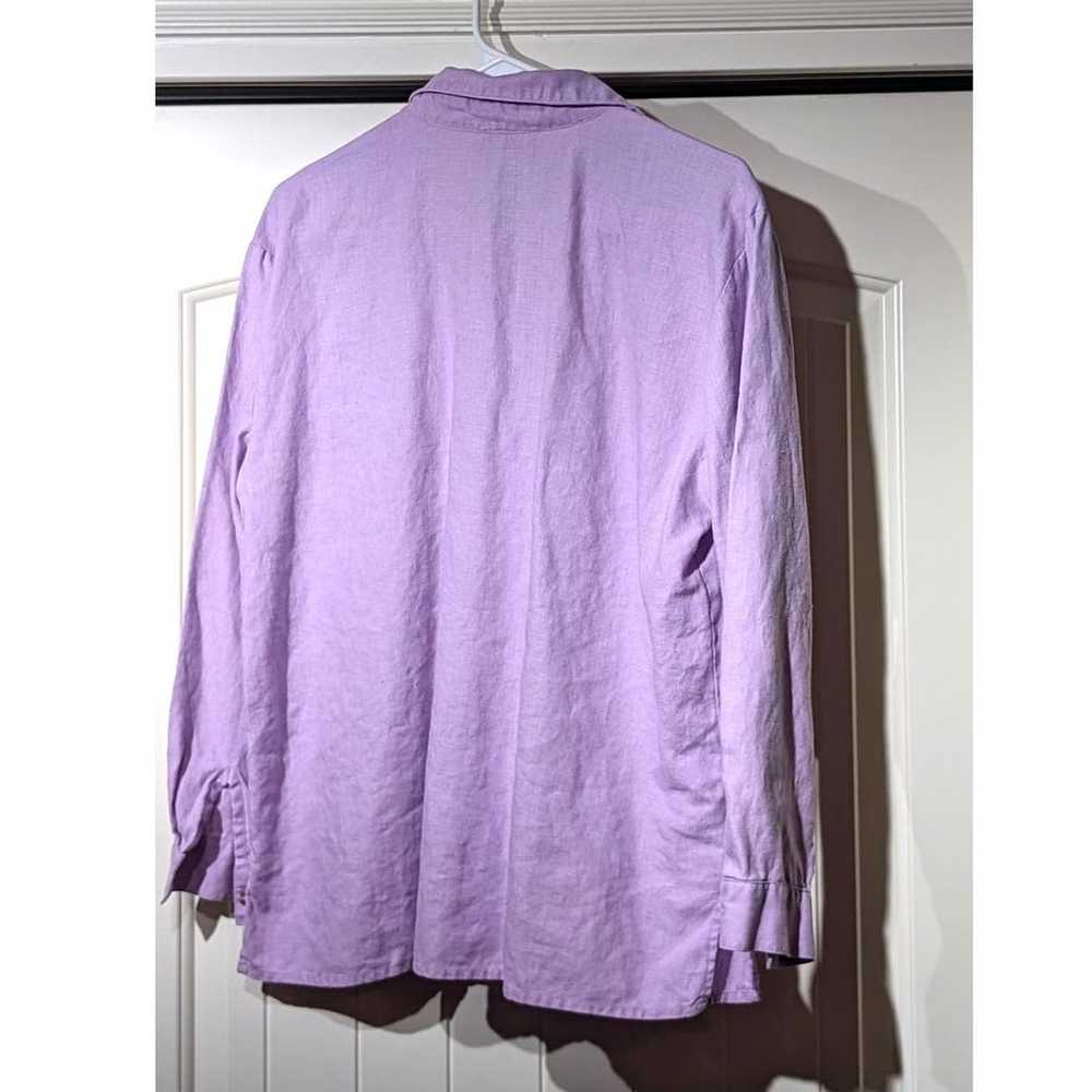 Vintage Real Comfort Lavender Linen Front Pocket … - image 8