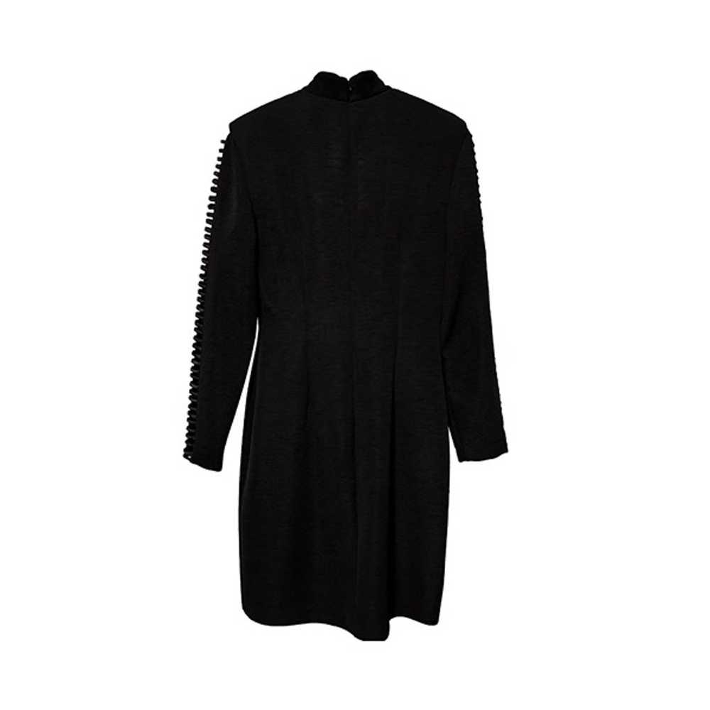 Vintage Joseph Ribkoff Black Ribbed Dress, size U… - image 2