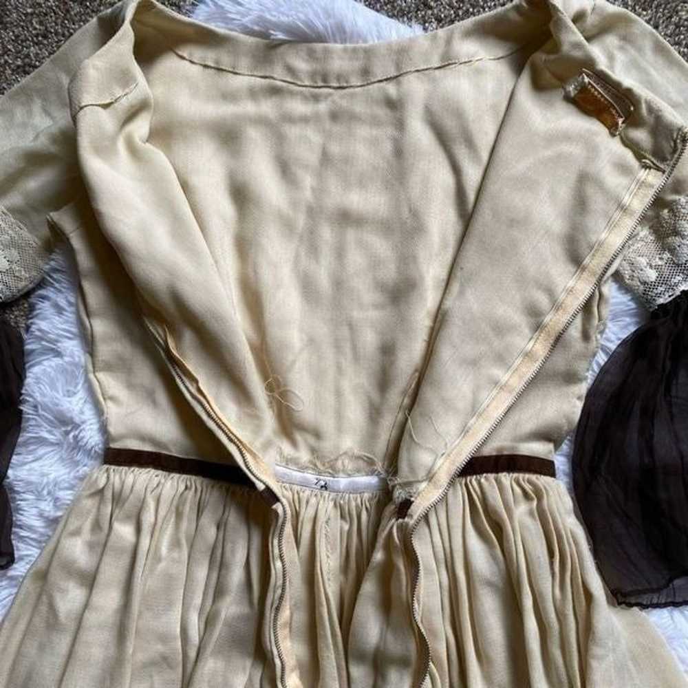 Lucile Originals Dress Vintage 60s Handmade Squar… - image 9