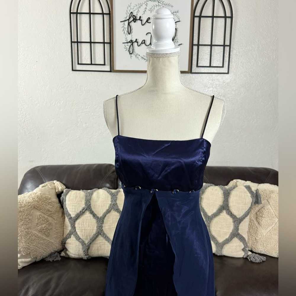 Vintage 90’s Midnight Blue Fiesta Fairy Dress Siz… - image 11