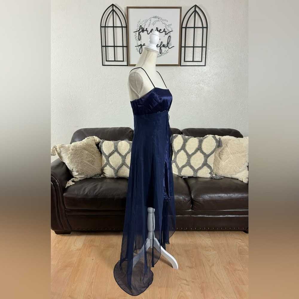 Vintage 90’s Midnight Blue Fiesta Fairy Dress Siz… - image 3