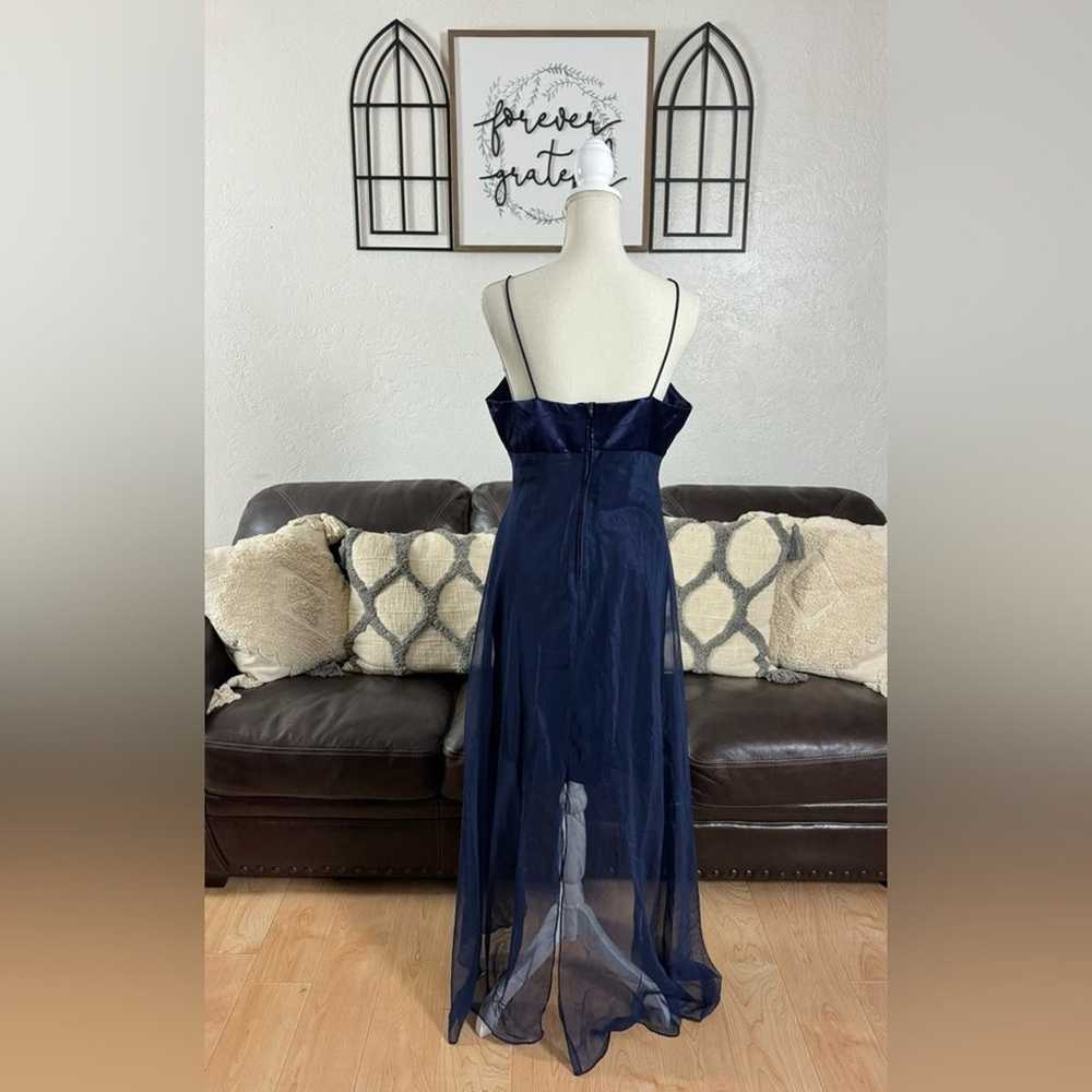 Vintage 90’s Midnight Blue Fiesta Fairy Dress Siz… - image 5