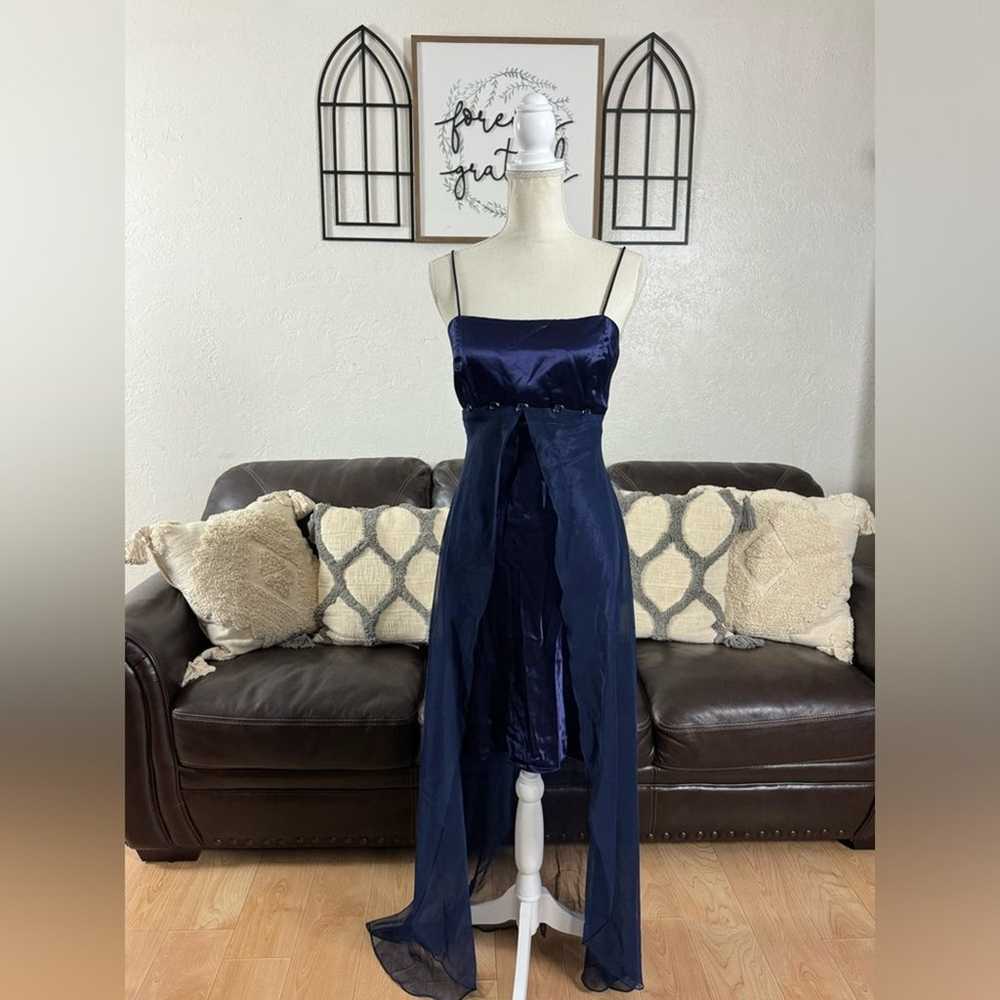 Vintage 90’s Midnight Blue Fiesta Fairy Dress Siz… - image 8