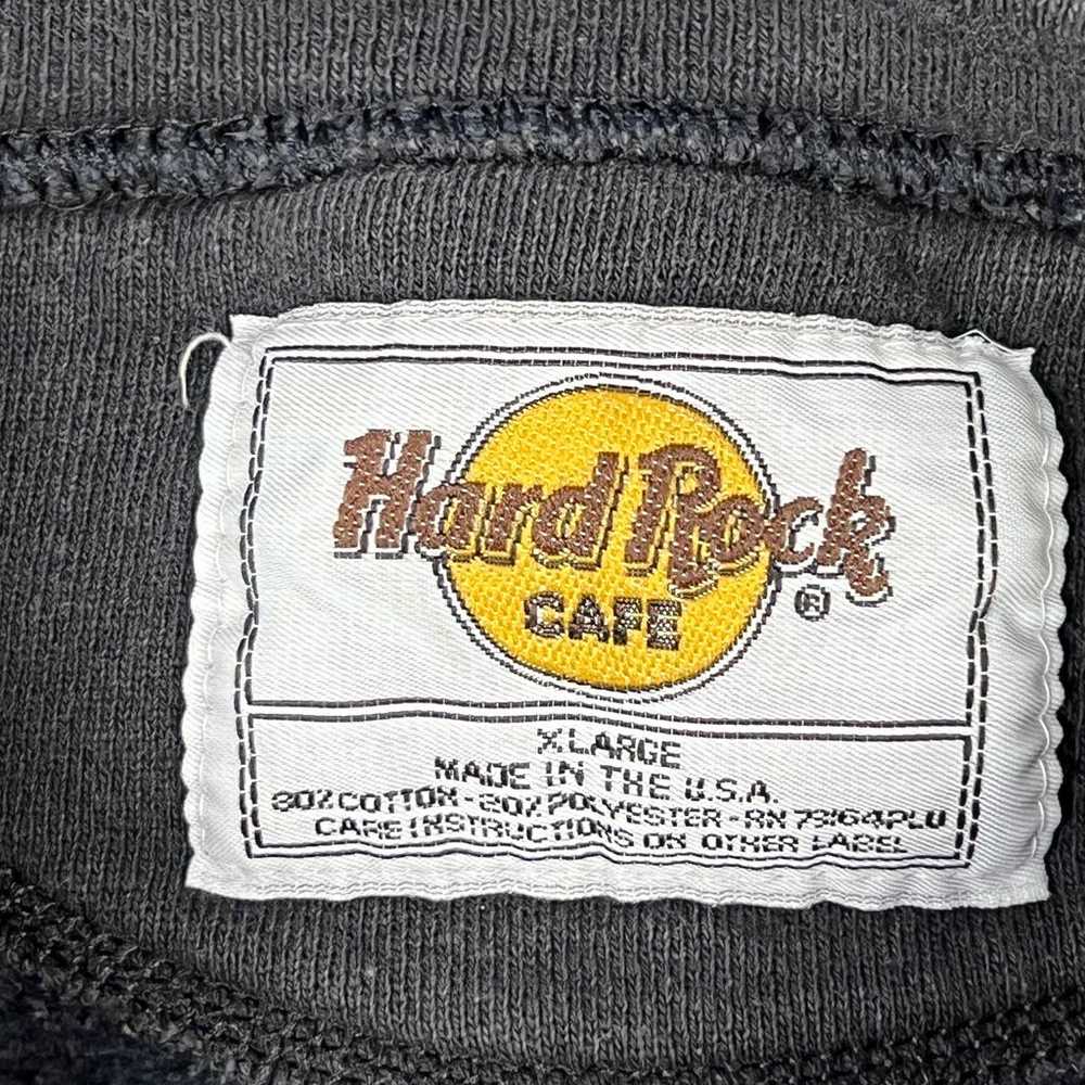 Vintage Hard Rock Cafe Sweater Womens XL Black Cu… - image 4