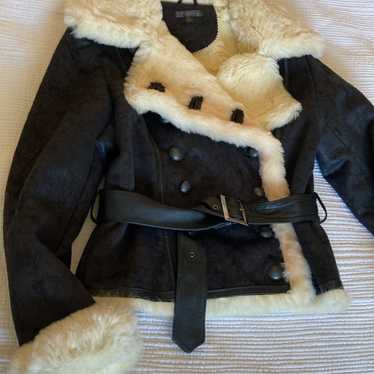 Genuine Leather and Faux Fur jacket