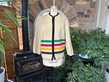 70s HUDSON'S BAY ウールジャケット カナダ製 リバーシブル 60年代 60s 70年代 70s ハドソンベイ カナダ製 アイボリー