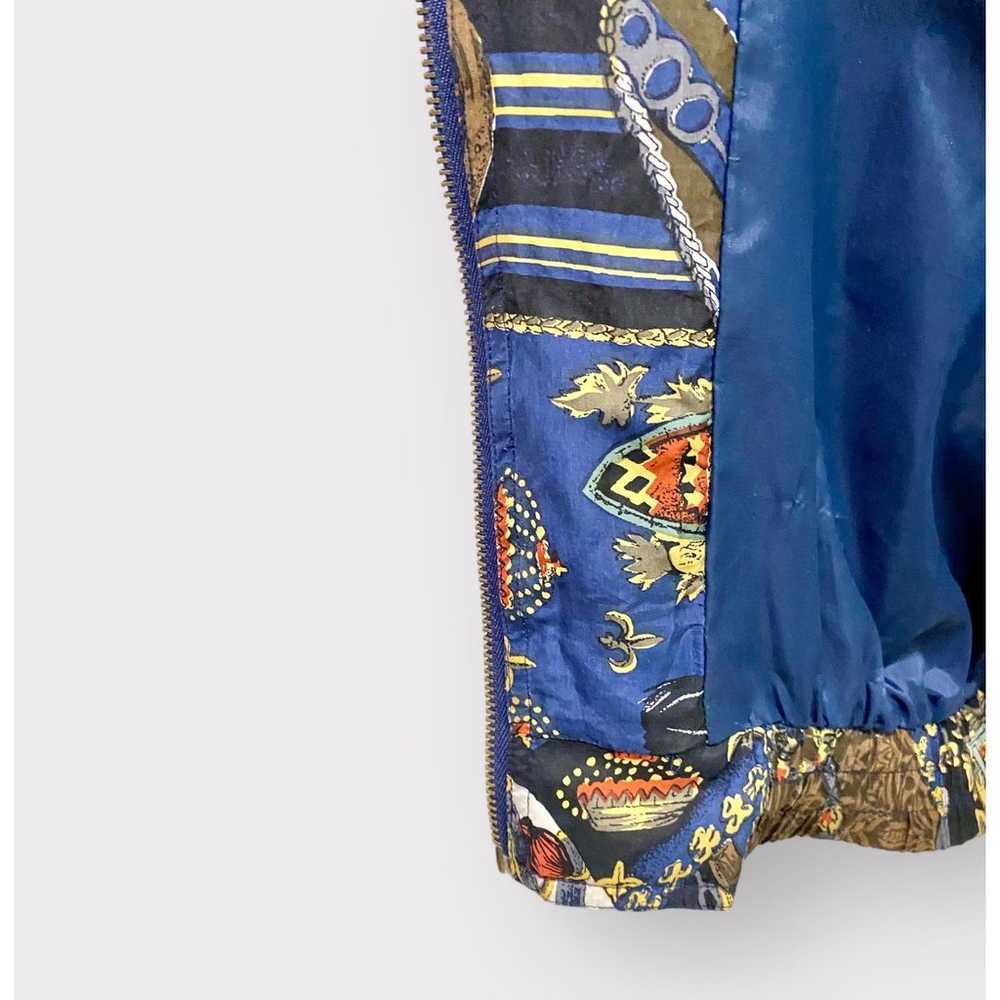 FUDA International Vintage Jacket Silk Blue Size L - image 7