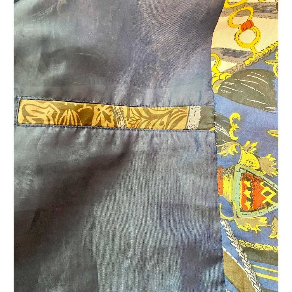FUDA International Vintage Jacket Silk Blue Size L - image 9