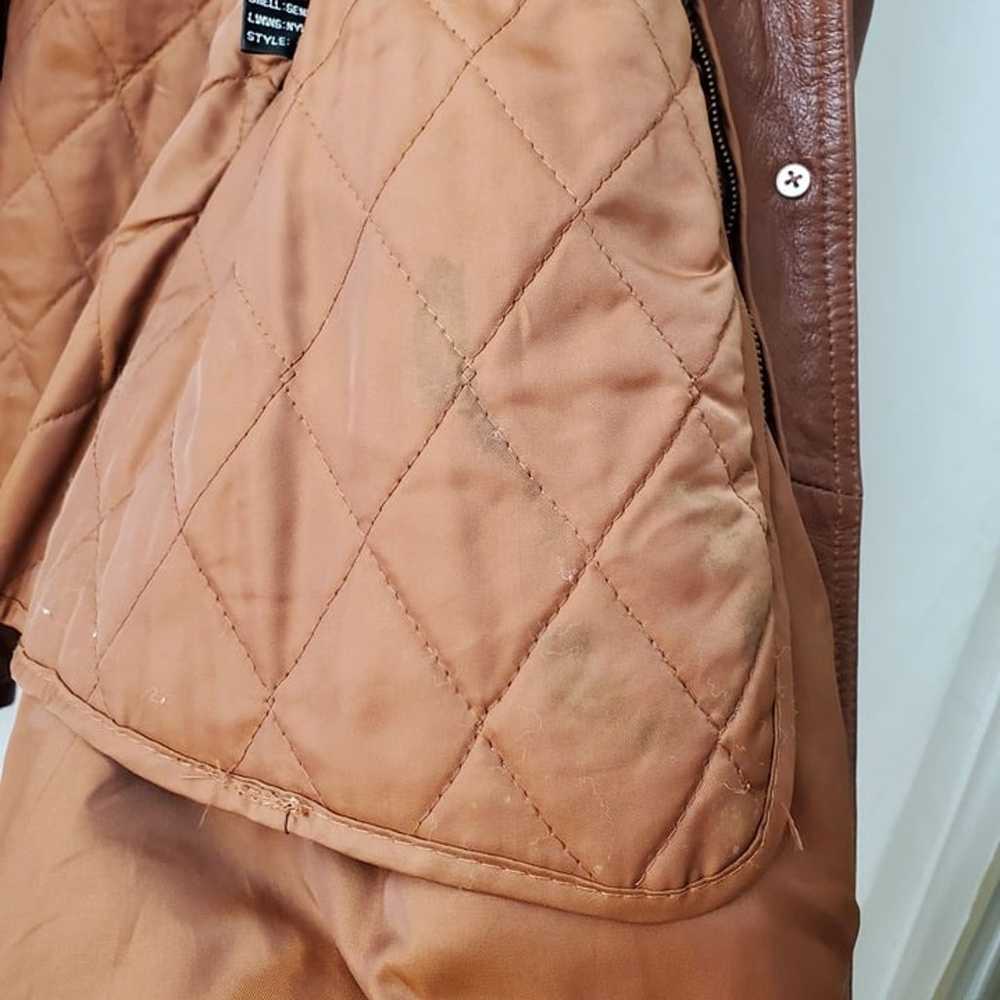 Vintage Wilson Suede and Leather Brown Jacket Rem… - image 11