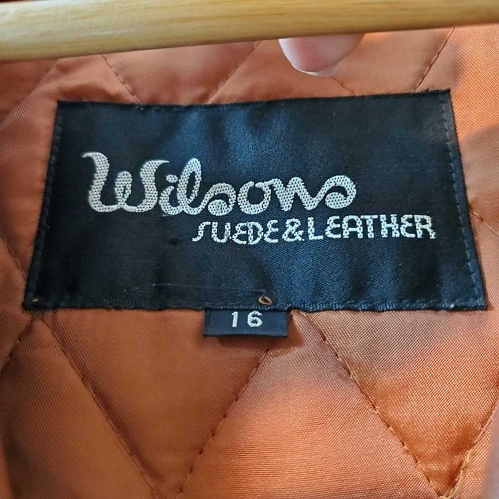 Vintage Wilson Suede and Leather Brown Jacket Rem… - image 3