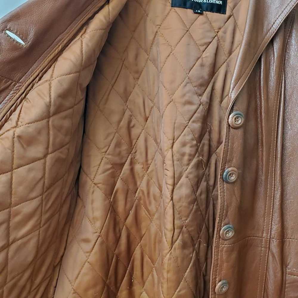 Vintage Wilson Suede and Leather Brown Jacket Rem… - image 9