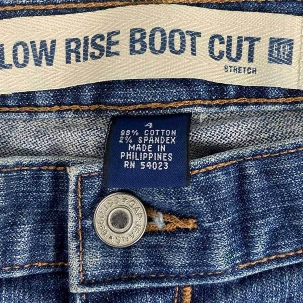 Vintage Gap Low Rise Boot Cut Jeans - image 4